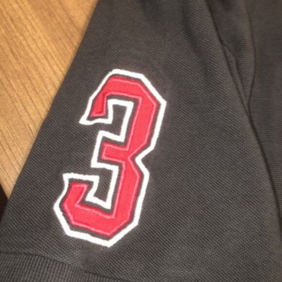 US POLO ASSN Short Sleeve Black Polo Shirt Size XL Logo Buttons Number 3 - Picture 4 of 9